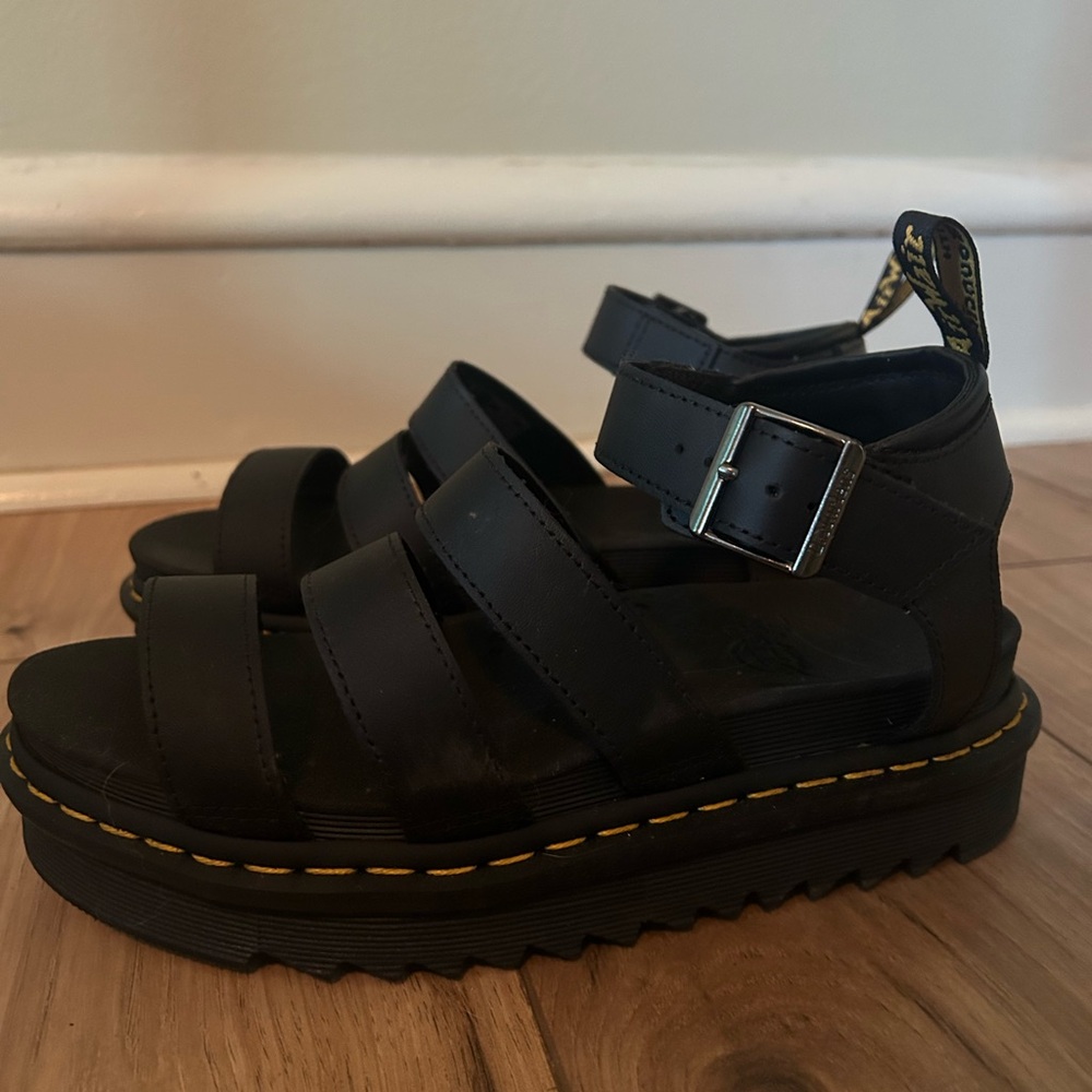 Dr. Martens Black Sandals